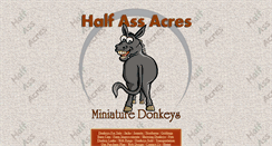 Desktop Screenshot of miniaturedonkeys.net